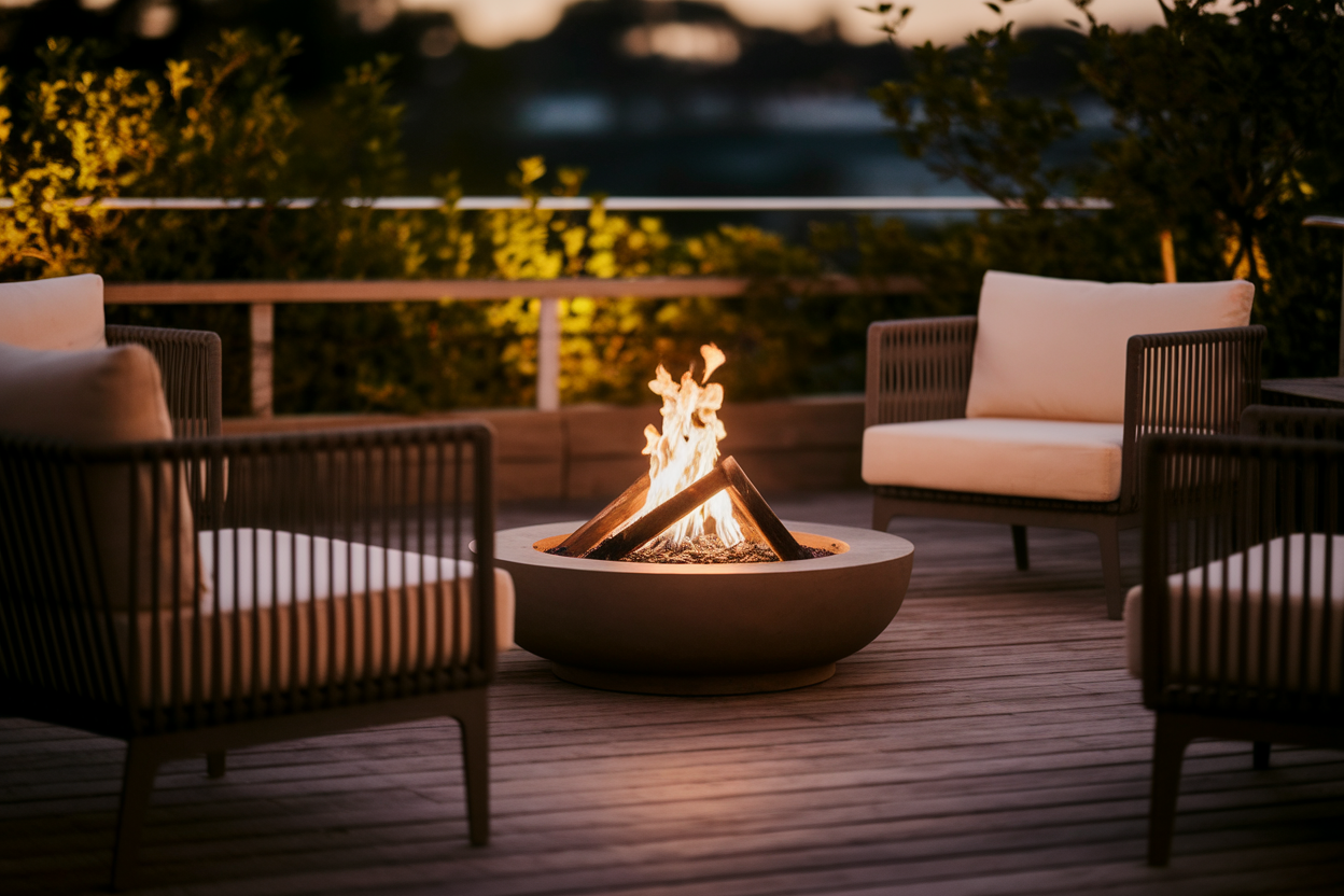 Brasero sur Terrasse en Bois : Guide d'Aménagement Sécurisé
