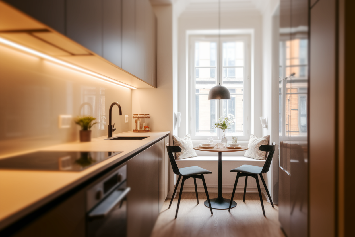 Aménager un Coin Repas dans une Petite Cuisine : Solutions Pratiques et Intégrées