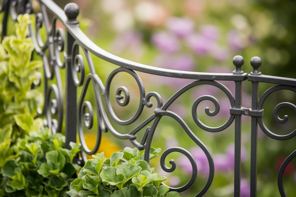 Bordure de Jardin Originale : 10 Idées en Fer Forgé pour Sublimer vos Espaces Verts