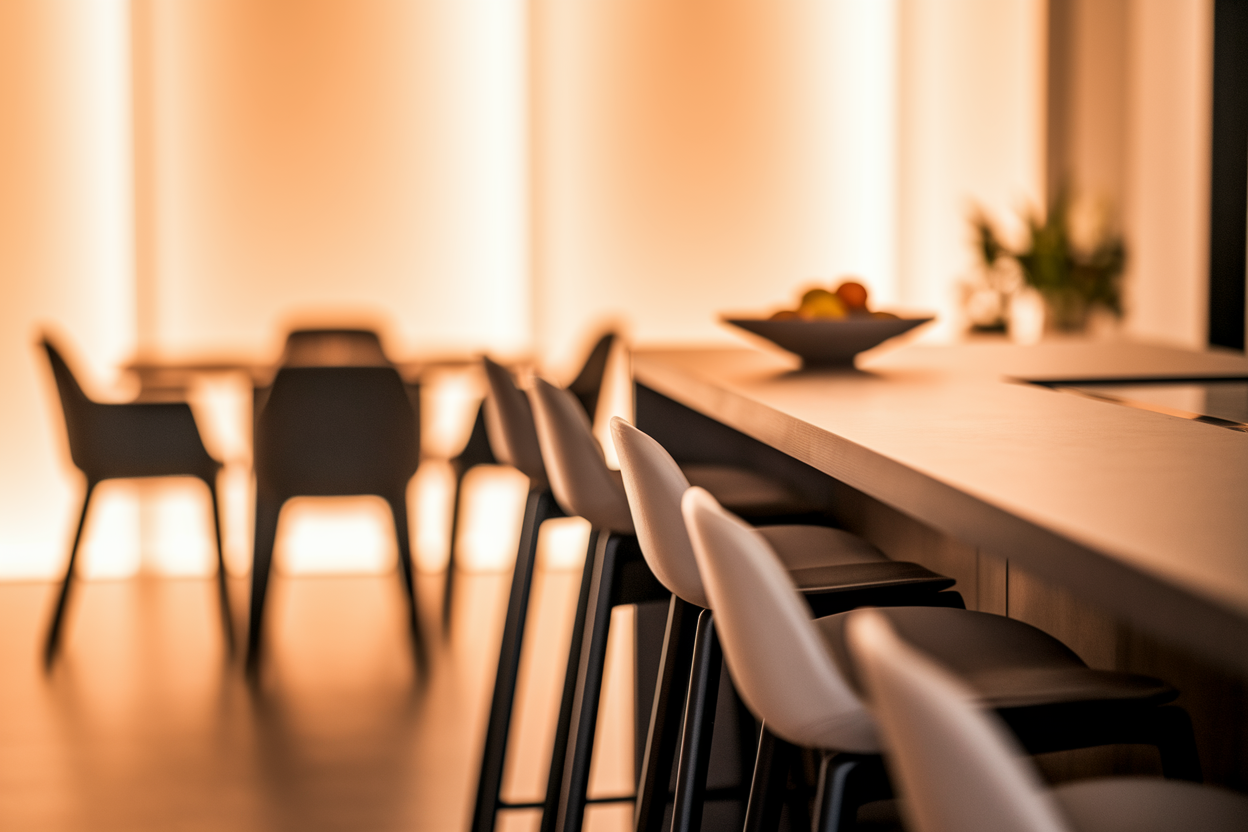 Dimension Îlot Central Cuisine : Quelle Taille Idéale pour Votre Espace avec Table à Manger ?