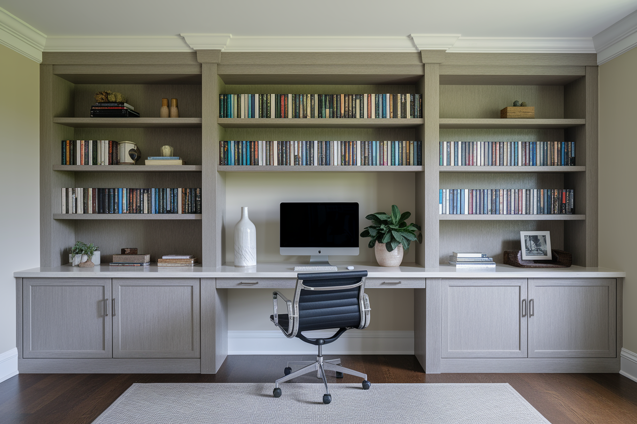 Bureau-Bibliothèque : Solutions d'Aménagement Pratiques pour Votre Espace de Travail