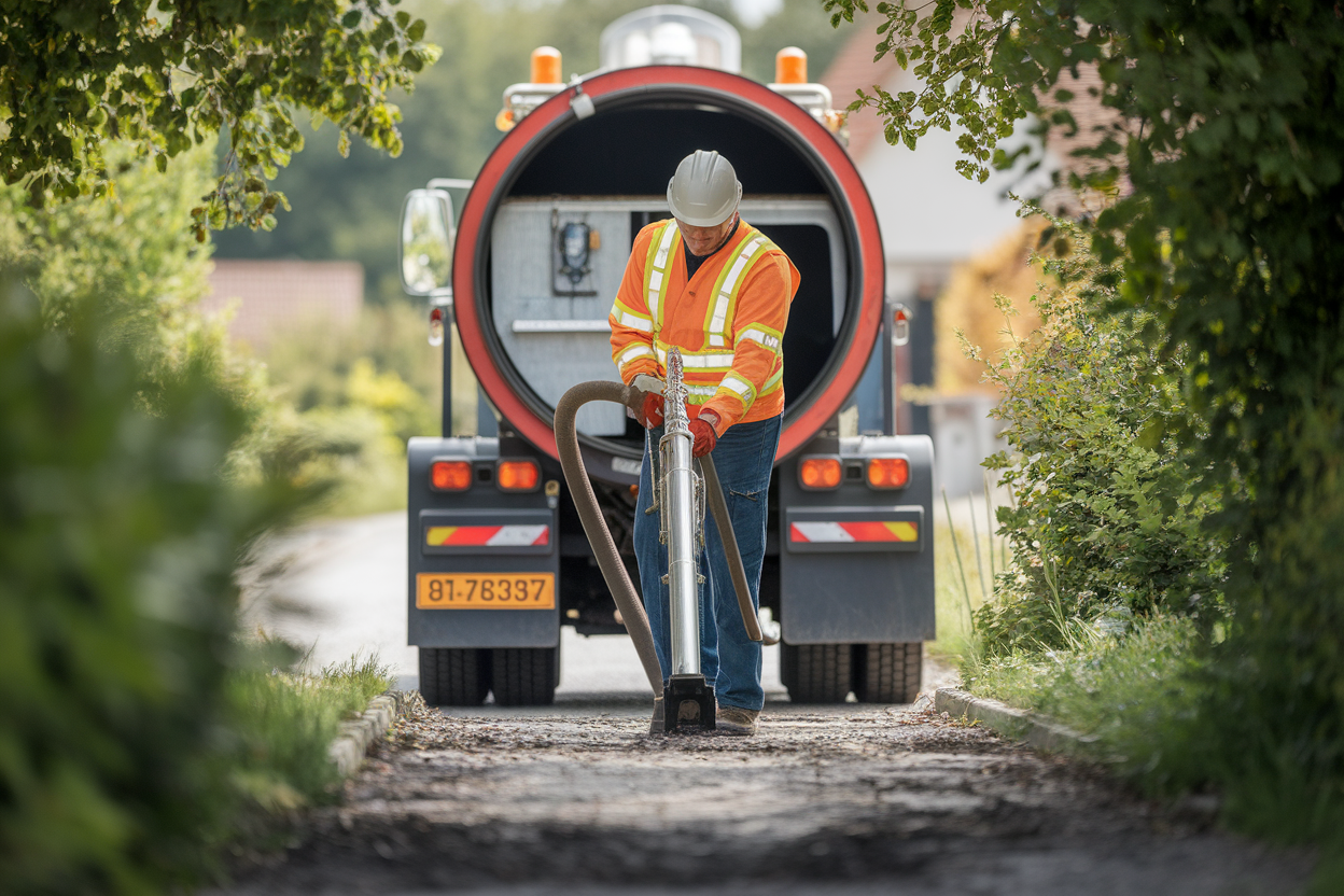 technicien-fosse-septique-camion-aspirateur