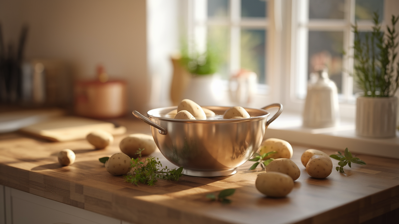 cuisine-lumineuse-pommes-de-terre-herbes-fraiches