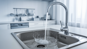 evier-robinet-eau-cuisine-moderne