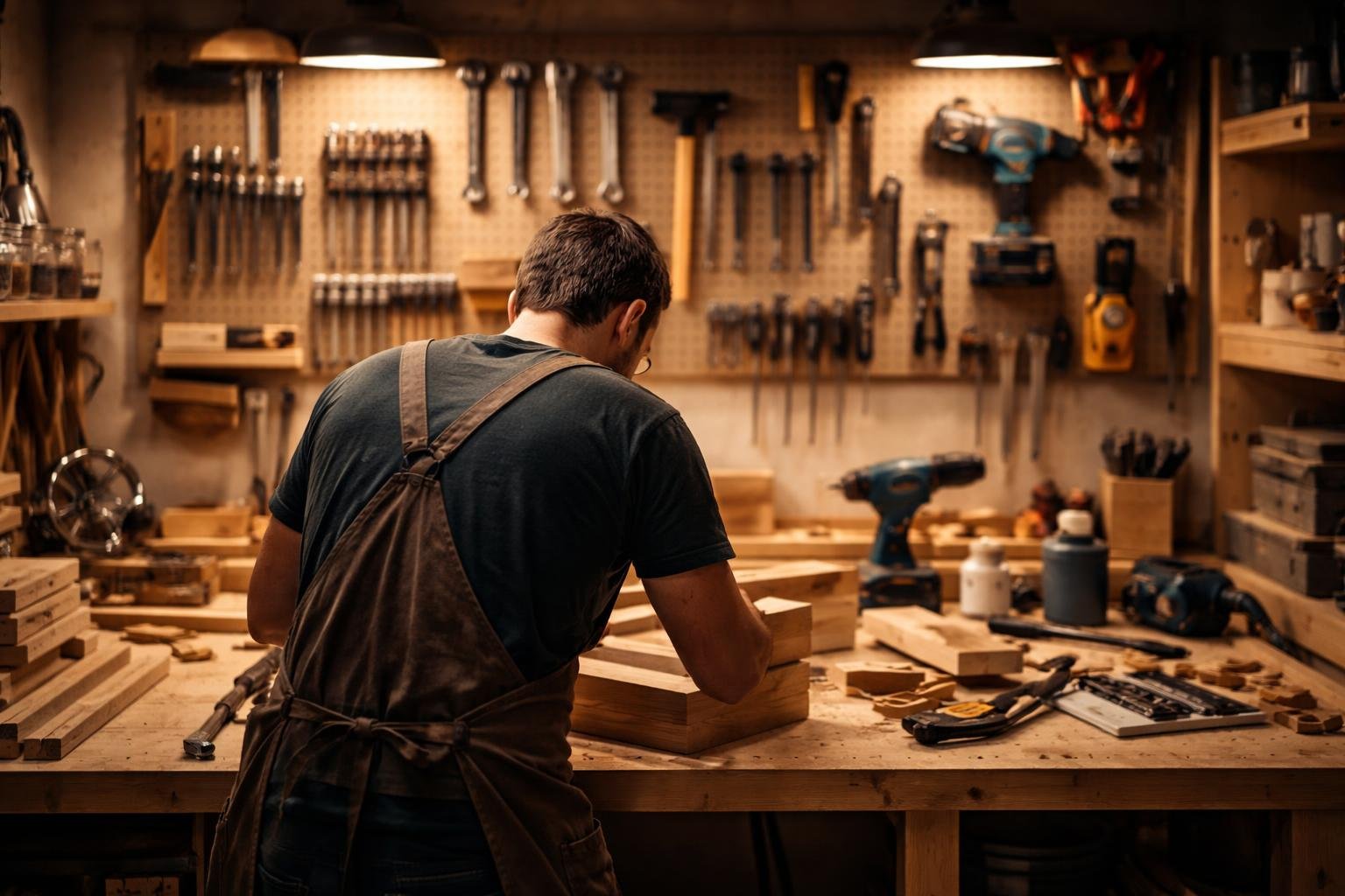atelier-bricolage-outils-personne-projet-bois