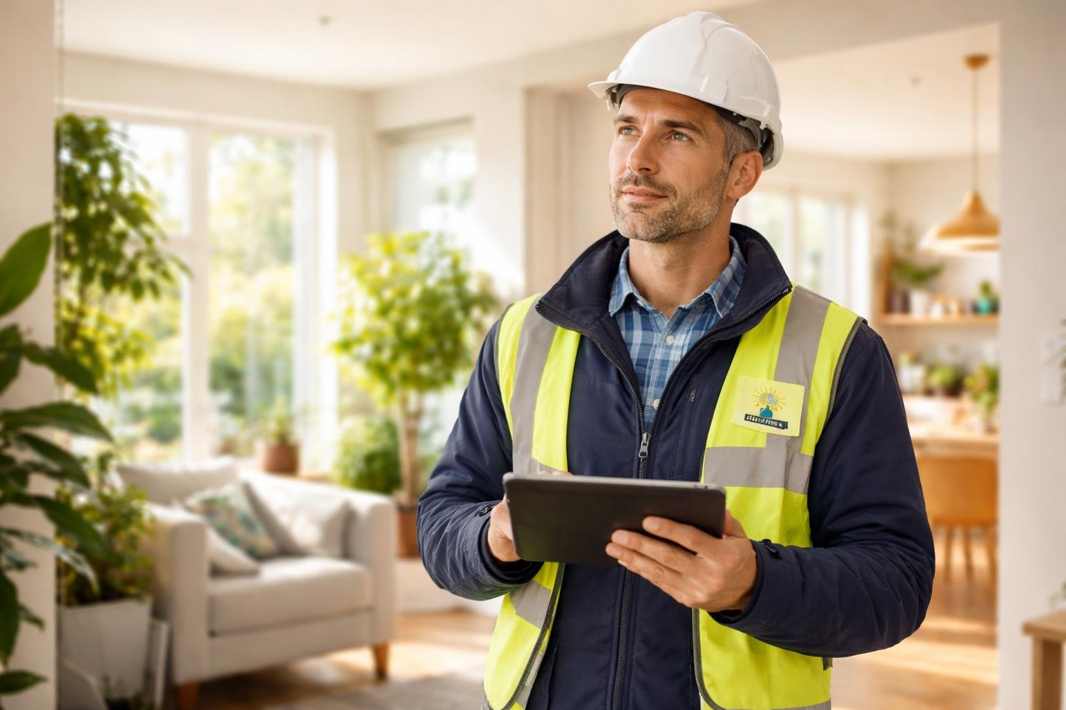 professionnel-energie-tablette-maison-moderne