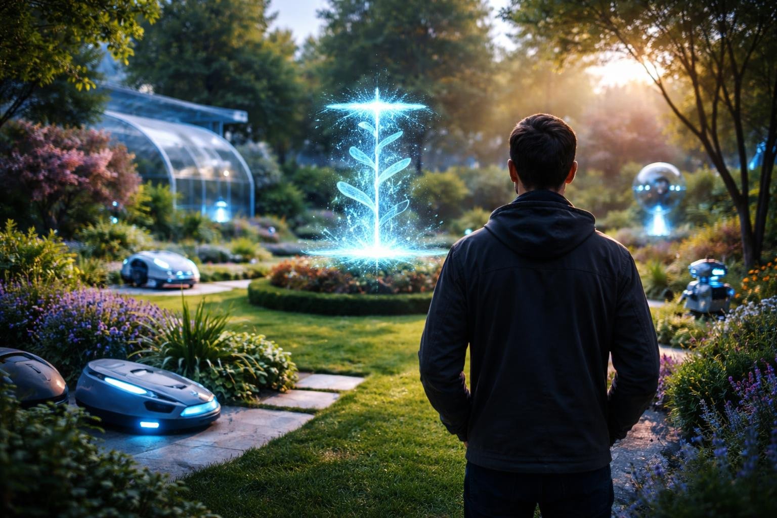 jardin-moderne-technologique-personne-observant-futuriste