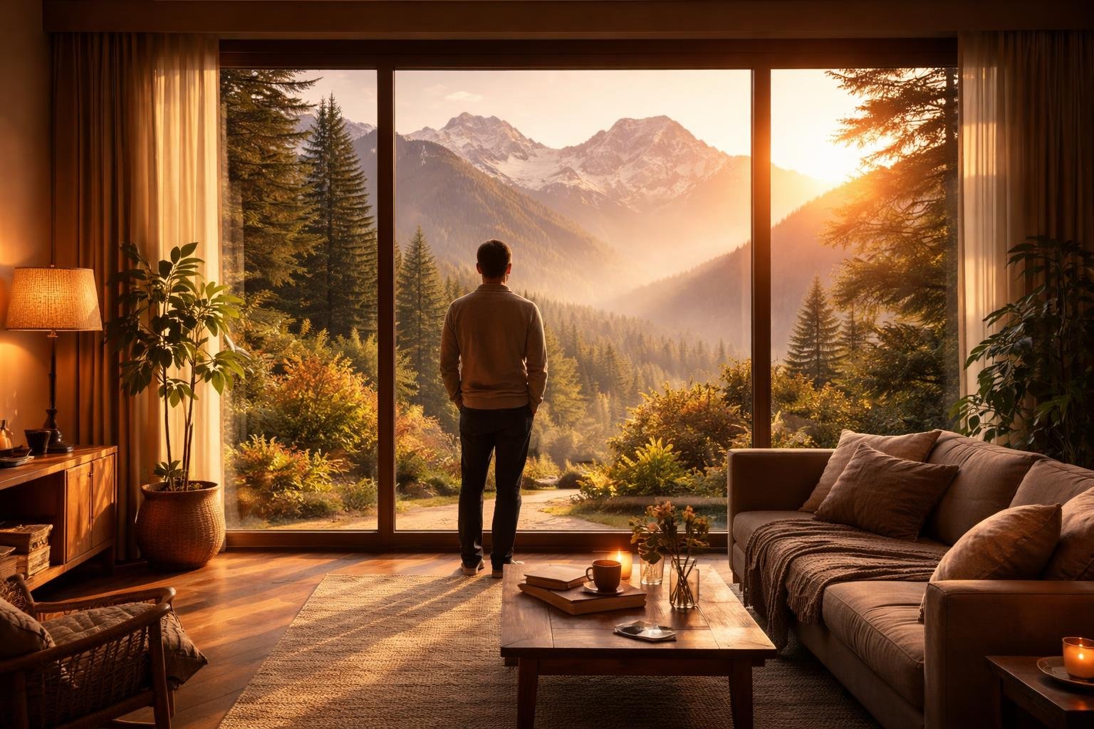 personne-fenetre-paysage-luxuriant