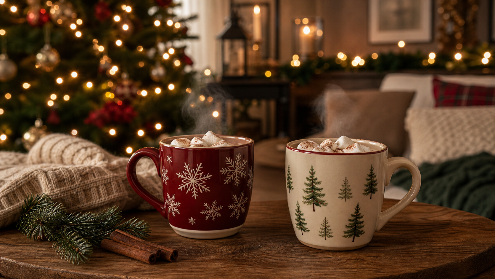 Tasses et mugs de Noël : comment les intégrer à sa décoration ?