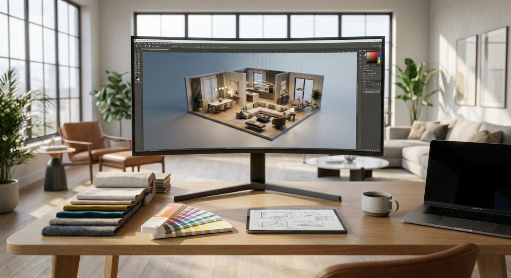 SketchUp pour les futurs décorateurs d'intérieur : pourquoi maîtriser cet outil fait la différence